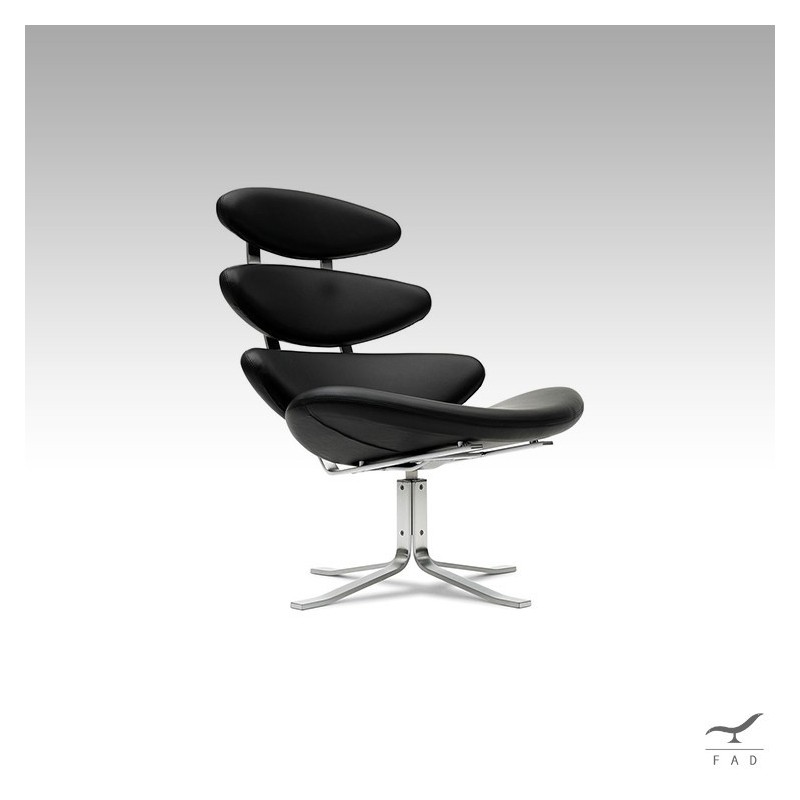 Corona Chair by Poul Volther: Unique and Comfortable Sculptural Design