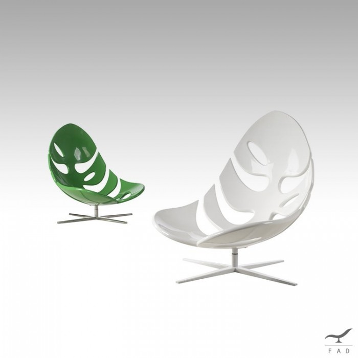 Modello inspirato alla Monstera lounge chair