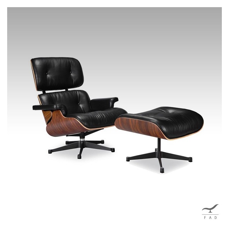 Luxury Eames Lounge Chair and Ottoman | Iconic Mid-Century Design