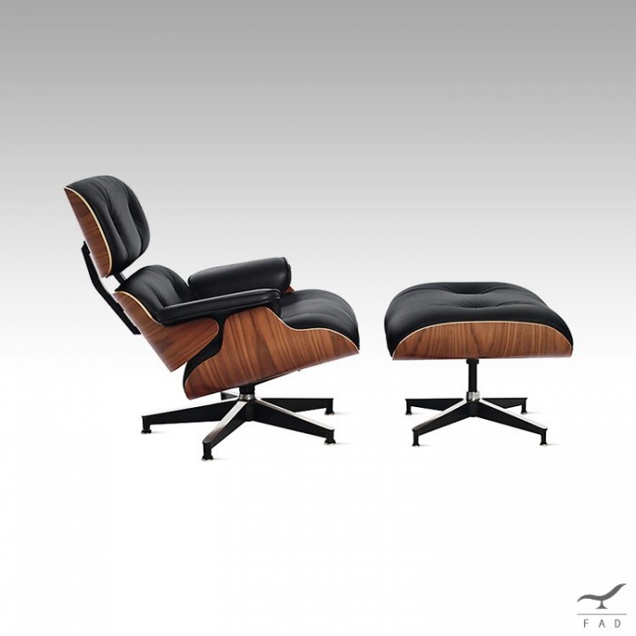 Luxury Eames Lounge Chair and Ottoman | Iconic Mid-Century Design