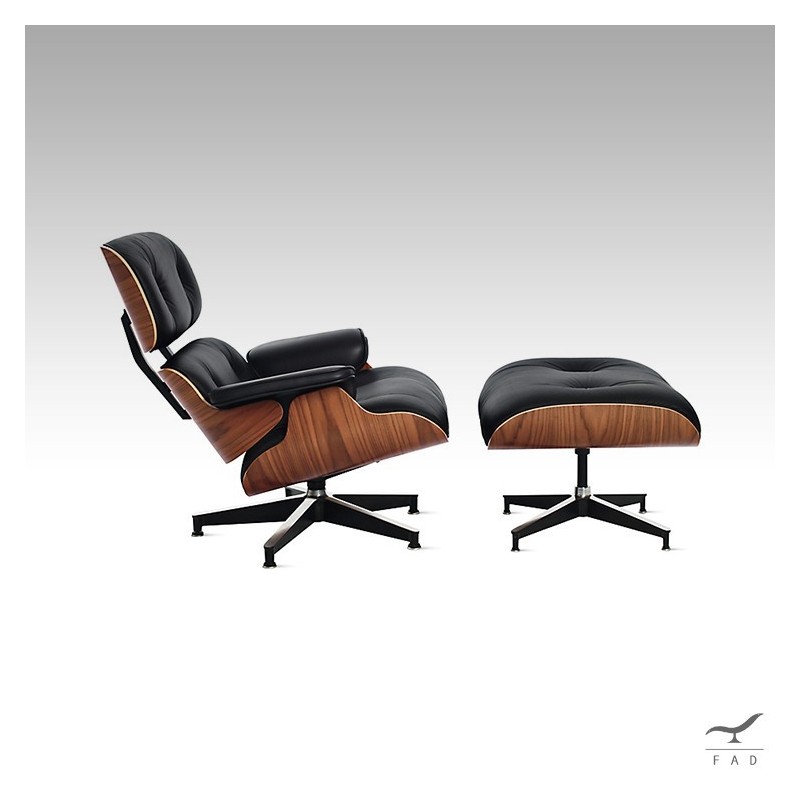 Luxury Eames Lounge Chair and Ottoman | Iconic Mid-Century Design