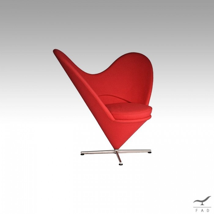 Heart Chair Inspired Modern Armchair | Unique Design - Buy Now
