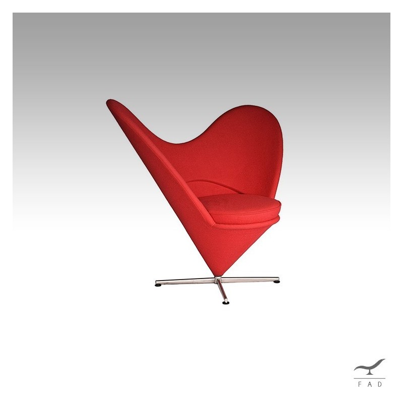 Heart Chair Inspired Modern Armchair | Unique Design - Buy Now