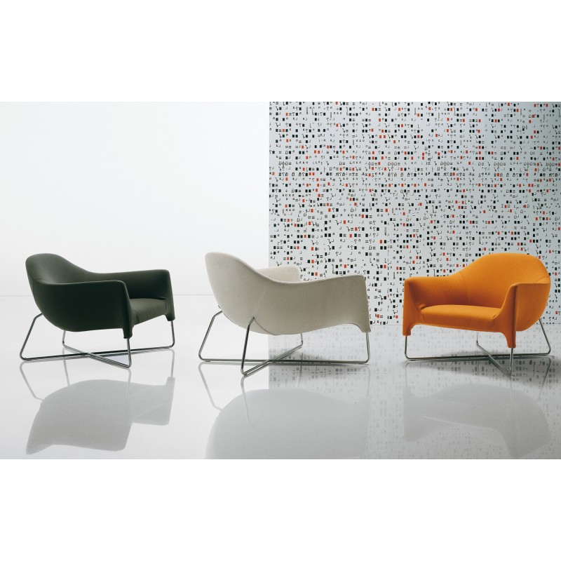 BALI Chair | Elegant Modern Armchair with Slim Metal Base | FADesign