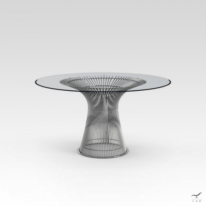 Tavolo da pranzo ispirato al modello Platner