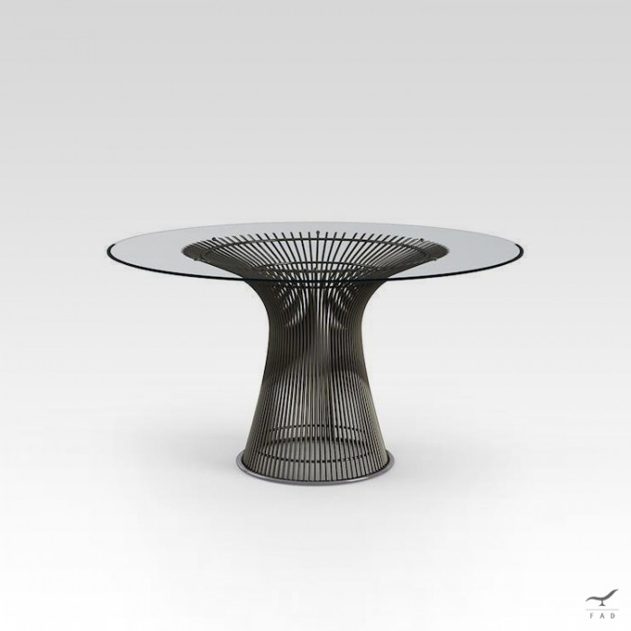 Tavolo da pranzo ispirato al modello Platner