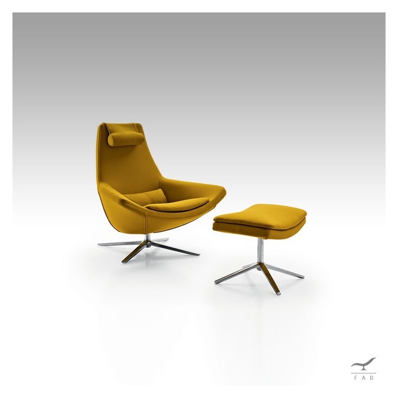 Poltrona da relax girevole Metropolitan Armchair - Design moderno e comfort