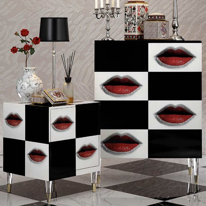 Lina Cavalieri Inspired Designer Sideboard - Functional Art Piece for Your Home