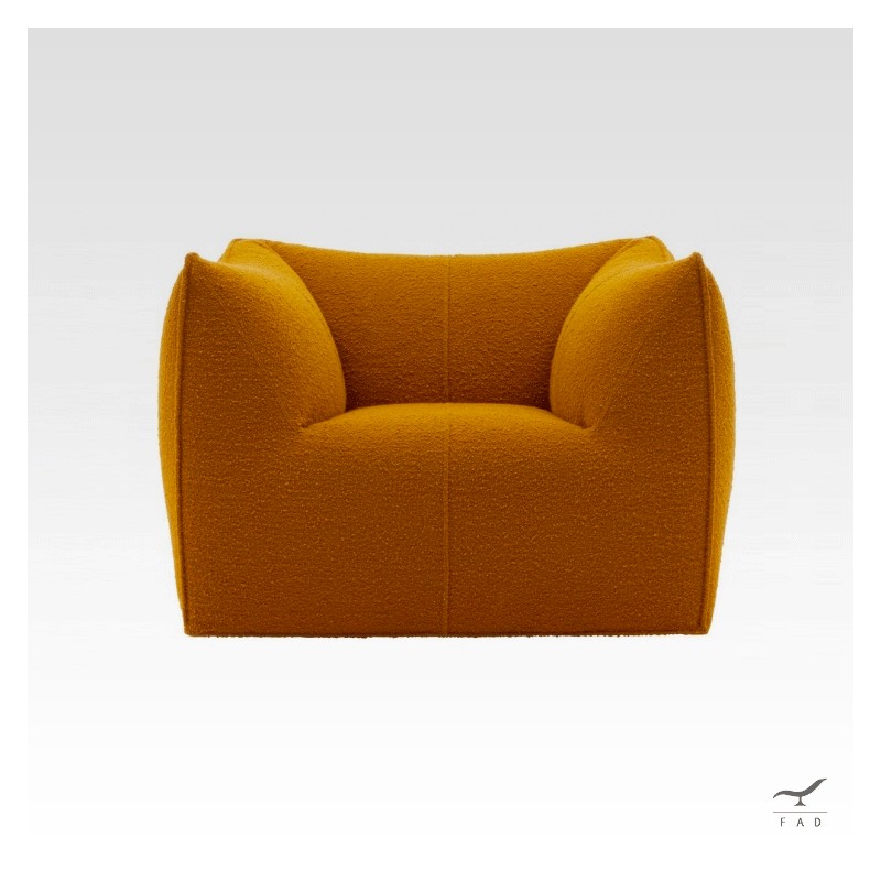 Italian Design Bambole Armchair Inspired by Mario Bellini - Customizable and Comfortable