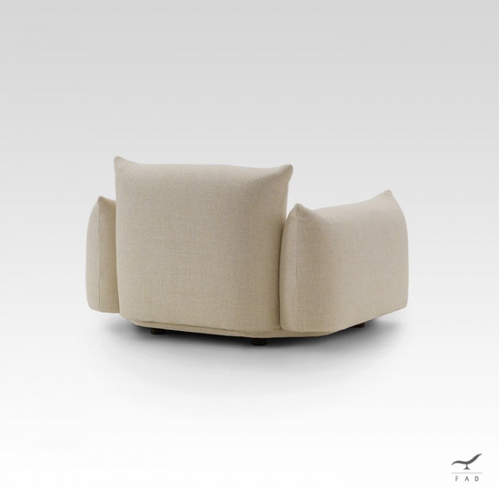 Divano con cuscini ispirato al design di Mario Marenco - Comodo e elegante