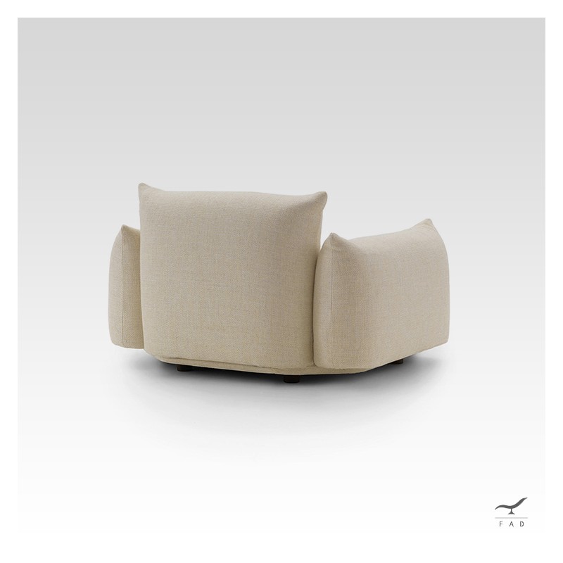 Divano con cuscini ispirato al design di Mario Marenco - Comodo e elegante