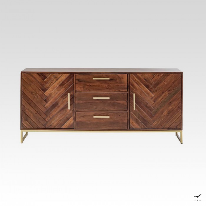 Elegant Roof Sideboard with Refined Details | Antique Parquet Design