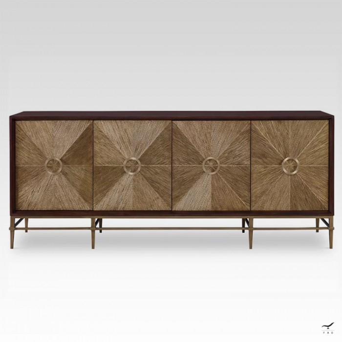 SUNSHINE sideboard inspired by the sun's rays