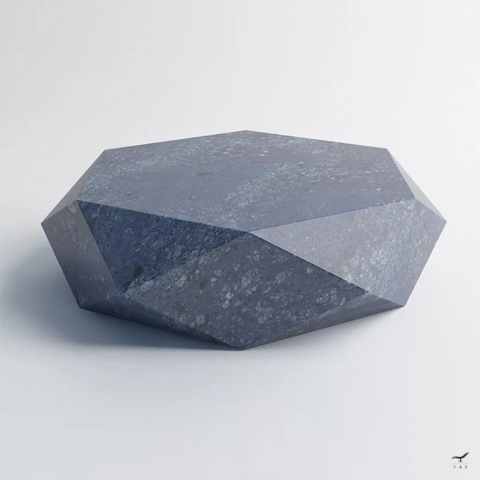 STONE coffee table absolutely unique shape