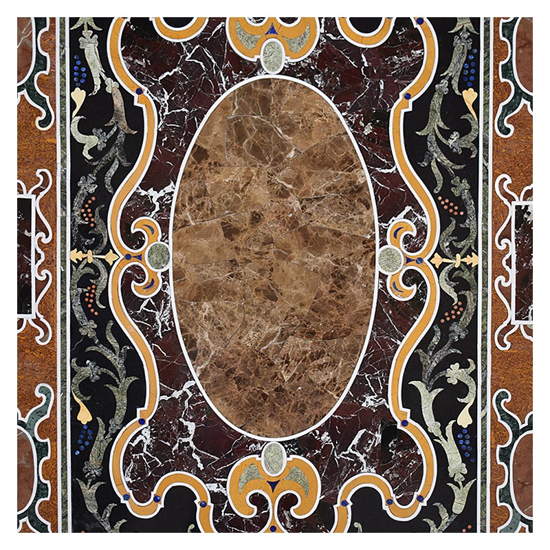 Luxurious Semi-Precious Stone Table Inspired by Renaissance Marbles