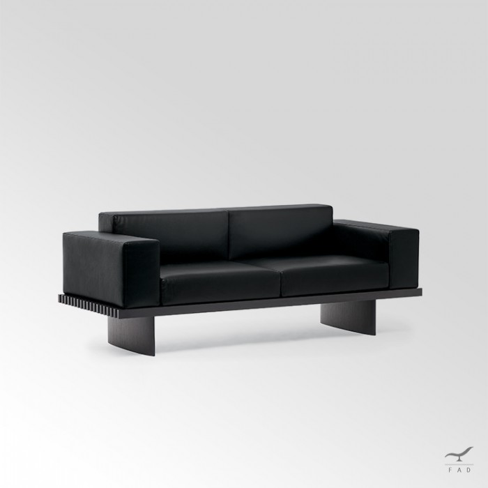 Refolo Bench Reissue by Charlotte Perriard - Adjustable Seat Cushions