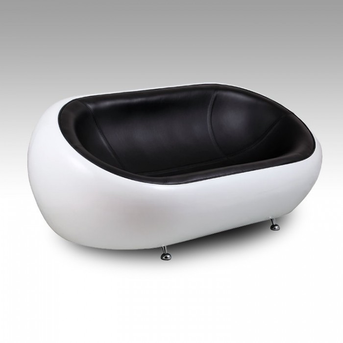 Divano ispirato al modello Scoop Loveseat