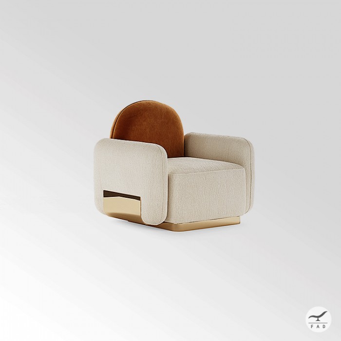 GERALD elegant and modern armchair for luxury interior design