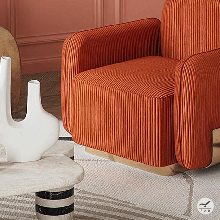 Poltrona GERALD raffinata ed elegante