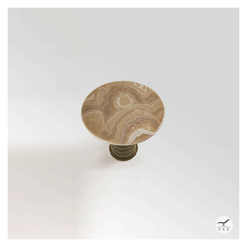 Luxurious Marble Coffee Tables with Unique 'Snake' Design | Customizable Options Available