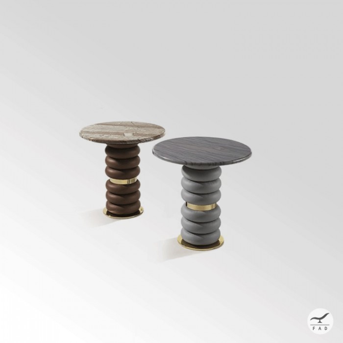 KATE coffee table with top in fine marble