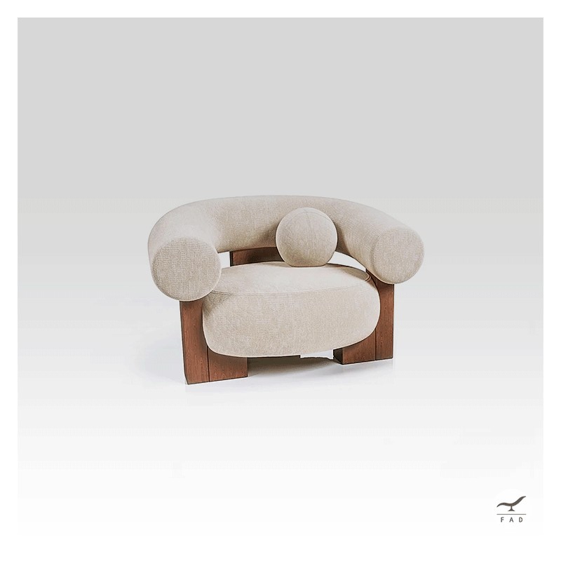 Poltrona Jade - Design Nordico con Comfort Moderno | Personalizzabile su Richiesta