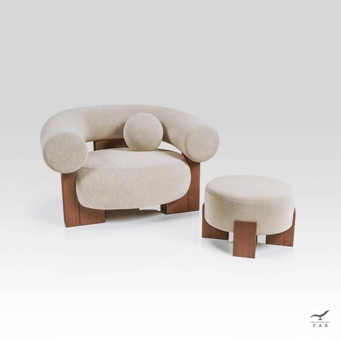 Jade Armchair - Nordic Style Modern Chair for Home Comfort