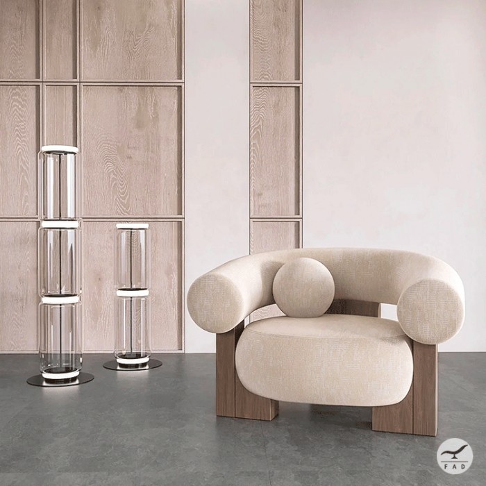 Poltrona JADE stile nordico e design scandinavo