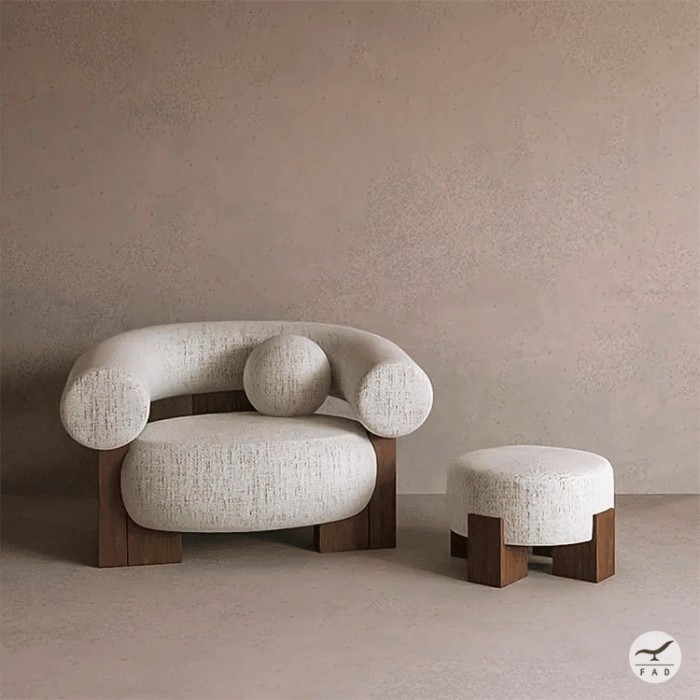 Poltrona JADE stile nordico e design scandinavo