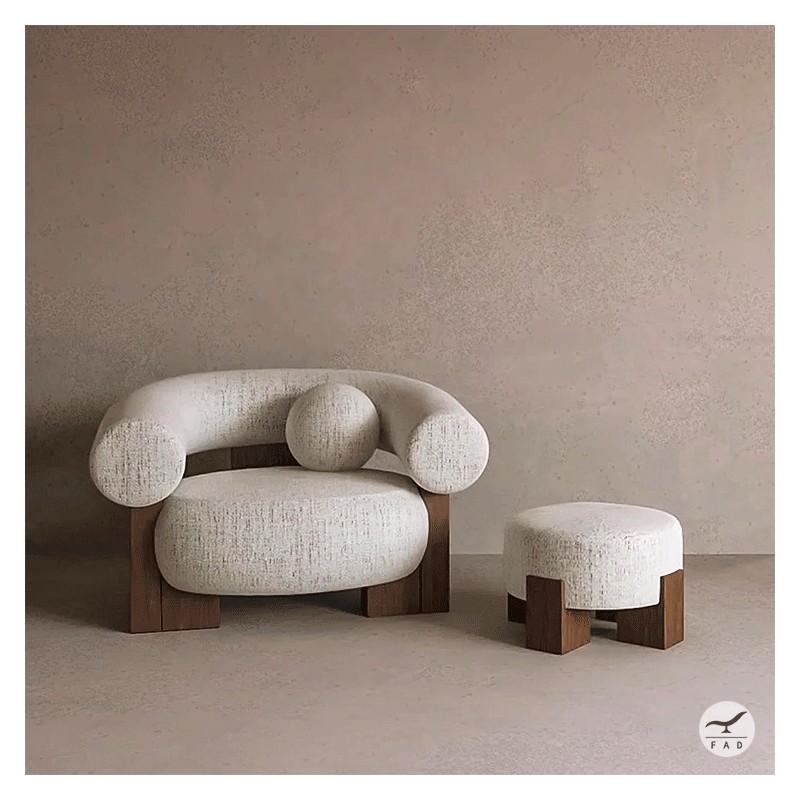 Poltrona Jade - Design Nordico con Comfort Moderno | Personalizzabile su Richiesta