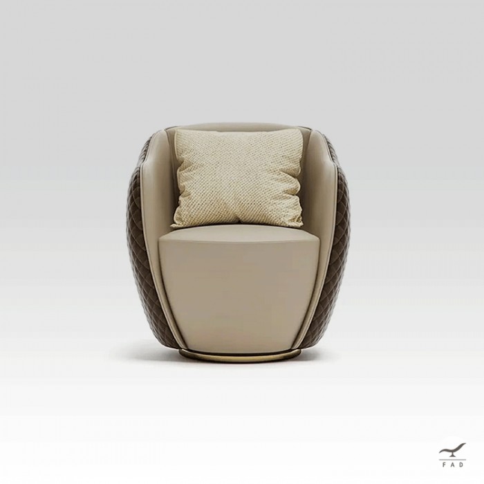 LOGAN armchair ideal for luxury living rooms or hotel lobbies