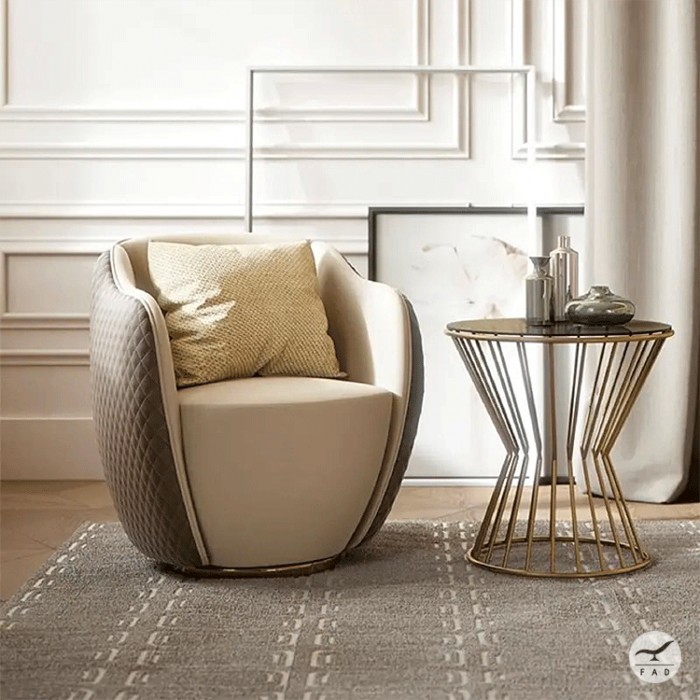 LOGAN armchair ideal for luxury living rooms or hotel lobbies