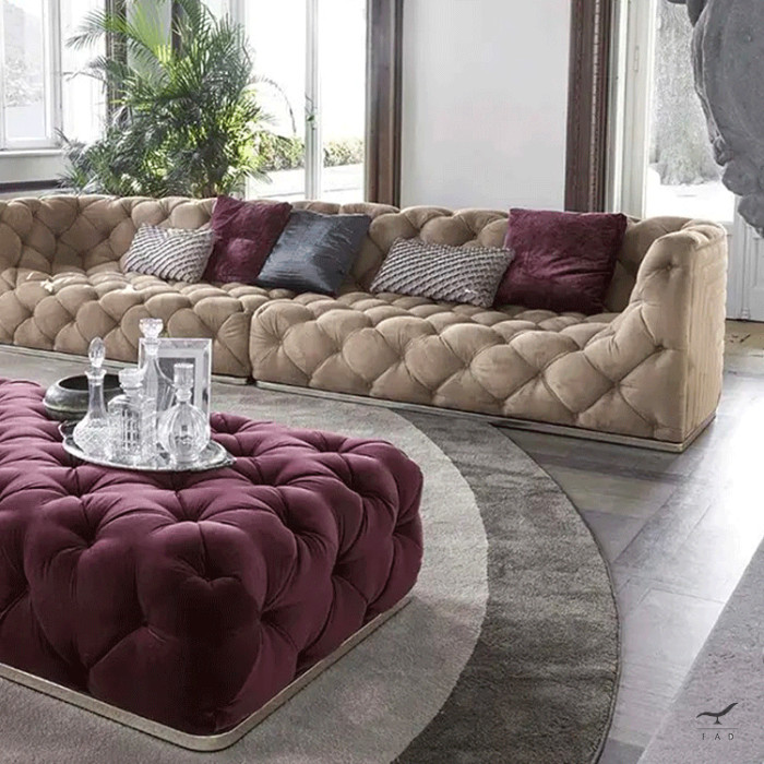 MADRID sofa inspired by the famous Chesterfields