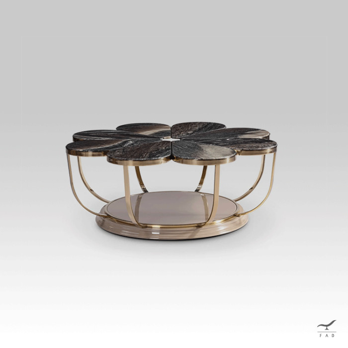 JUNO coffee table in the shape of flower petals