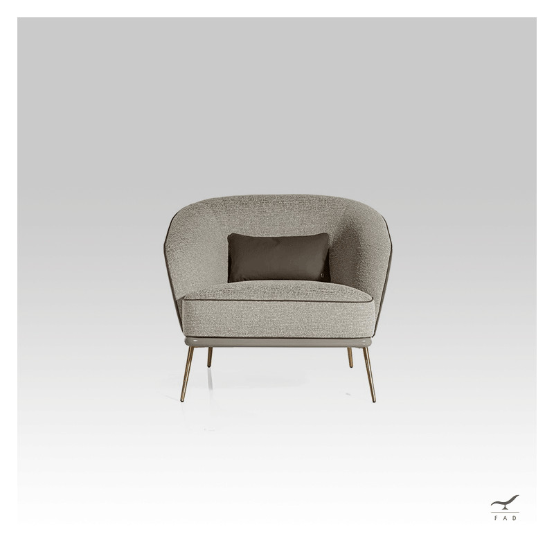 CHARLIE Armchair – Luxury Leather & Fabric Chair | FADesign