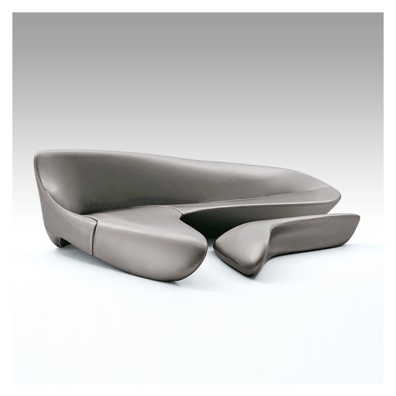 Zaha Hadid Inspired Moonlight Sofa | Geometric Curves Design Statement