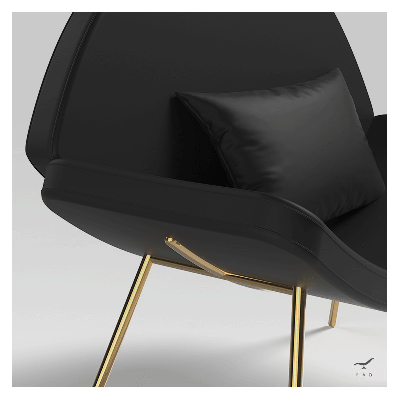 IKE Chair – Modern Faux Leather Design for Luxury Interiors
