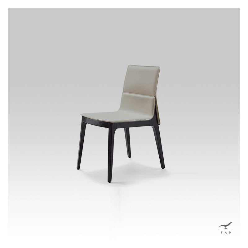 JOHN Chair – Leather & Wood Designer Dining Chair | FADESIGN