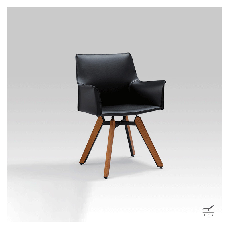 RILEY Chair – Elegant Designer Chair with Curved Armrests | FADESIGN