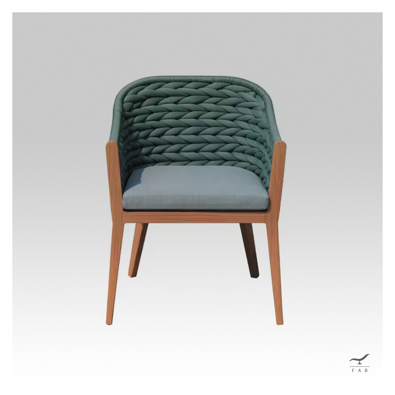 Sedia di lusso LIME TIME in rattan per ville e hotel