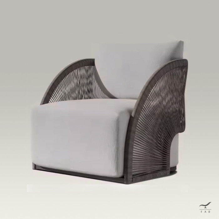 UBUD armchair for outdoor spaces