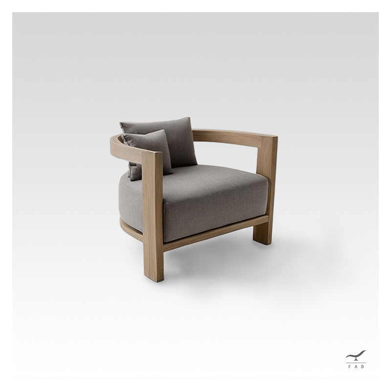 Sedia SHERRY in teak per outdoor di lusso