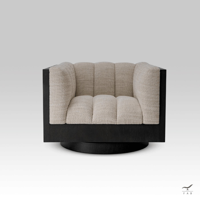 SHAWN Armchair – Swivel Luxury Designer Armchair for Villas & Hotels