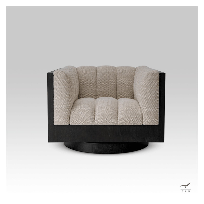 SHAWN Armchair – Swivel Luxury Designer Armchair for Villas & Hotels