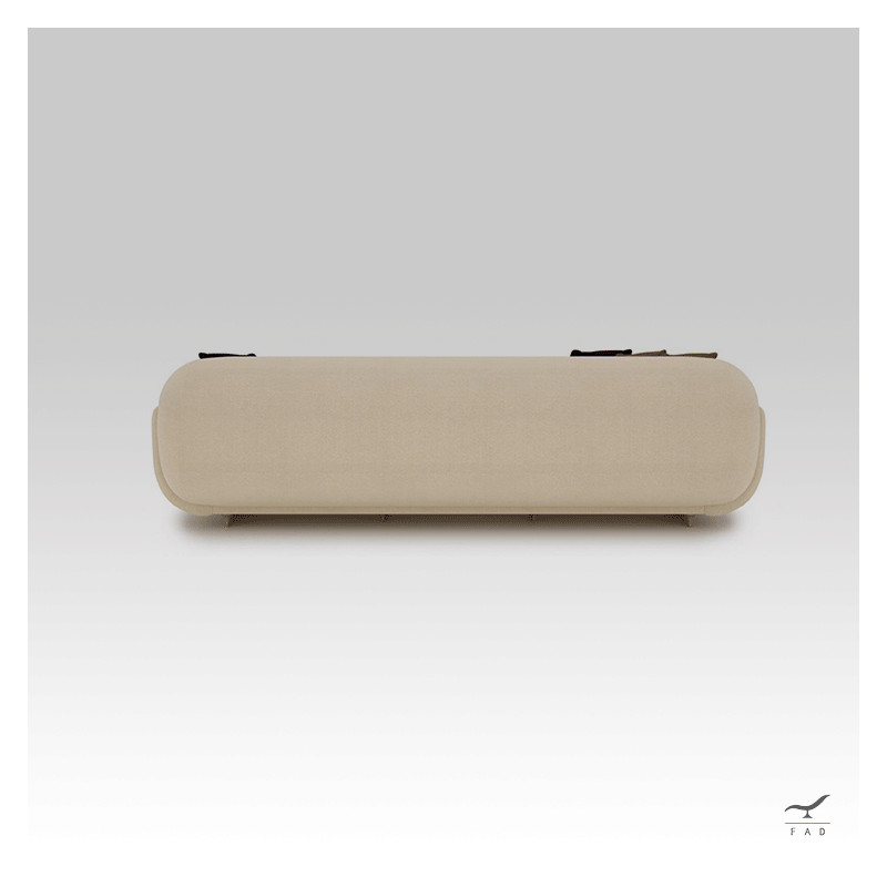 HOLLY Sofa | Brass Feet, Wrapped Armrests & Modern Design | FADesign