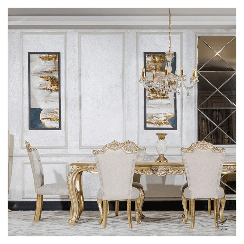 Sedia Barocca senza Braccioli - Ideale per Sale da Pranzo di Hotel di Lusso
