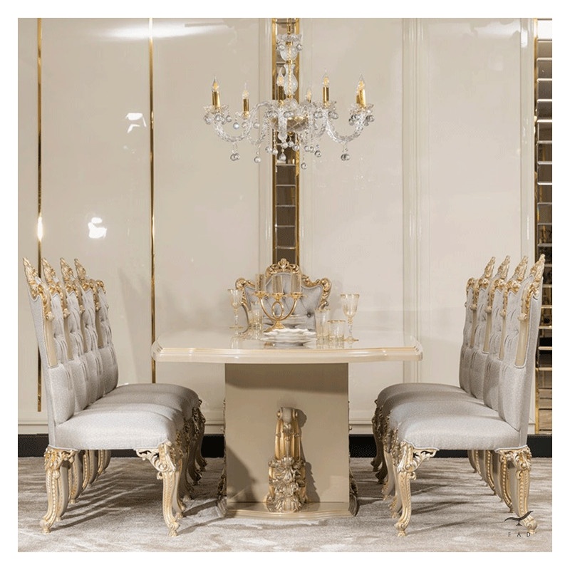 Baroque style dining table