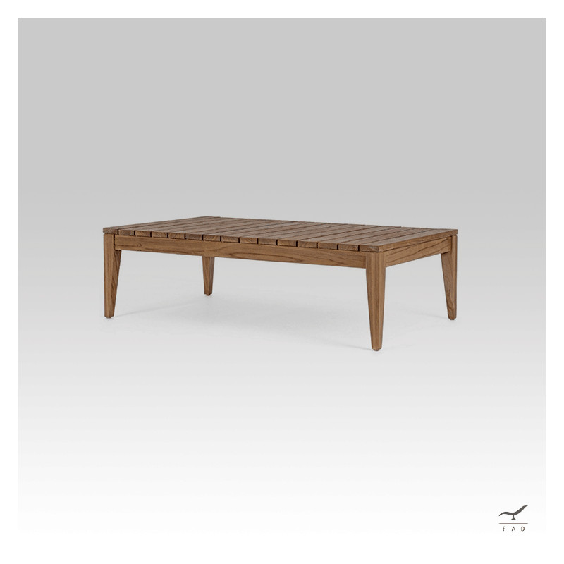 KOS teak outdoor coffee table for luxury villas and hotels