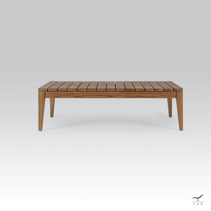 KOS teak outdoor coffee table for luxury villas and hotels