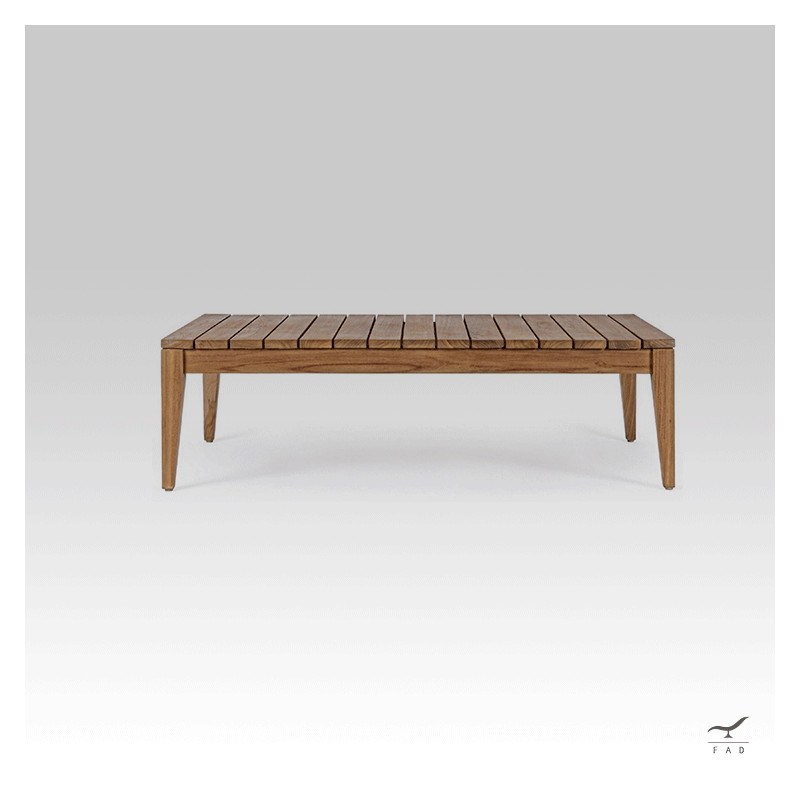 KOS teak outdoor coffee table for luxury villas and hotels